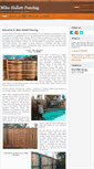 Mobile Screenshot of mikehallettfencing.com